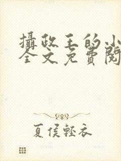 摄政王的小宠妃全文免费阅读