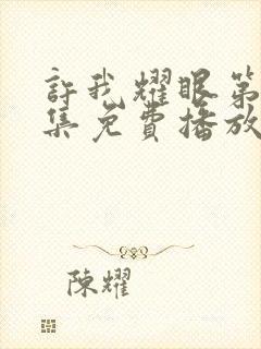 许我耀眼第24集免费播放在线观看