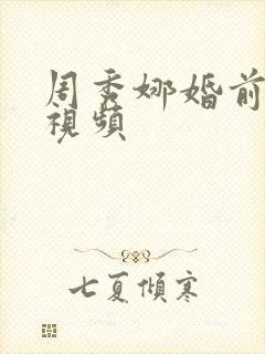 周秀娜婚前试爱视频