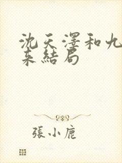 沈天泽和九哥后来结局