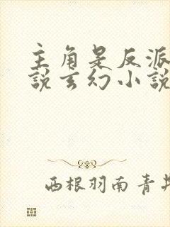 主角是反派的小说玄幻小说