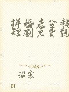 拼婚老公超能力短剧免费观看全集