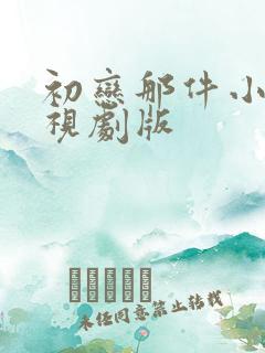 初恋那件小事电视剧版