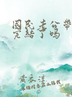 国民老公带回家完结了吗