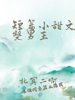 短篇小甜文推荐双男主