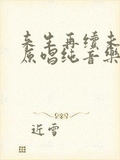 来生再续未了情原唱纯音乐