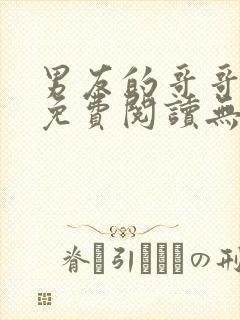 男友的哥哥小说免费阅读无弹窗