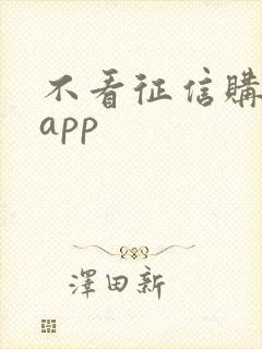 不看征信购车的app