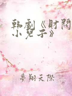 韩剧《财阀家的小儿子》