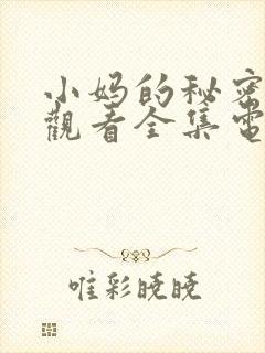 小妈的秘密免费观看全集电视剧完整版