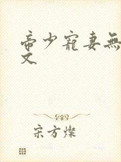 帝少宠妻无度全文