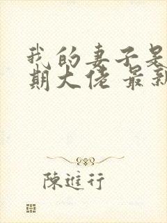 我的妻子是大乘期大佬 最新章节