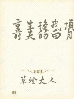 重生后我顶替了前夫的白月光结局