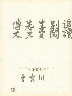 傅先生别追了全文免费阅读