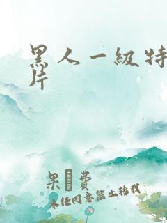 黑人一级特黄大片