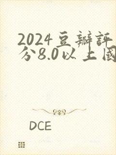 2024豆瓣评分8.0以上国产连续剧
