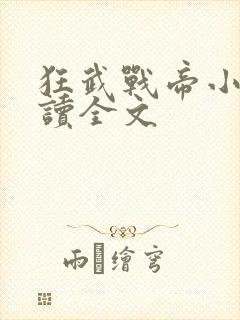 狂武战帝小说阅读全文