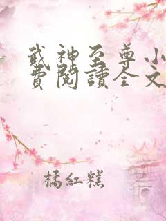 武神至尊小说免费阅读全文