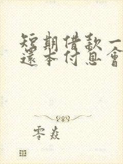 短期借款一次性还本付息会计分录