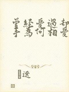 曾经爱过却要分手为何相爱不能相守什么歌