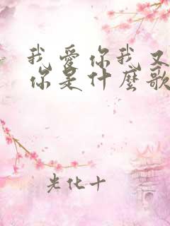 我爱你我又错过你是什么歌