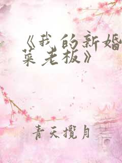 《我的新婚妻子菜老板》