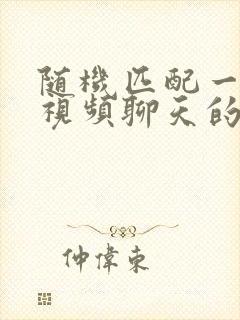 随机匹配一对一视频聊天的软件