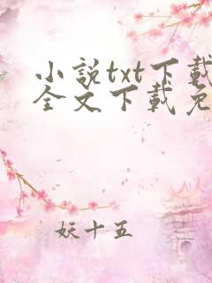 小说txt下载全文下载免费
