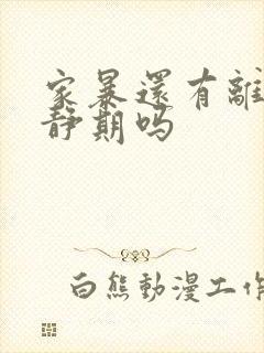 家暴还有离婚冷静期吗