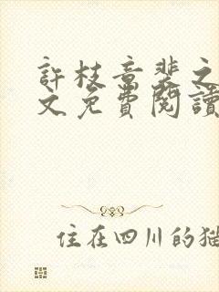 许枝意裴之衍全文免费阅读最新章节