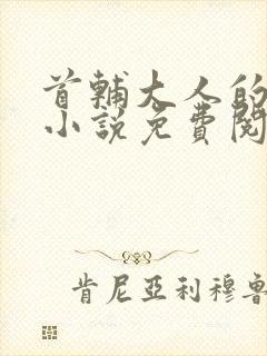 首辅大人的宠妾小说免费阅读