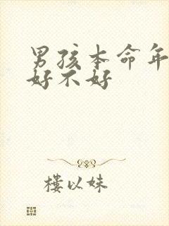 男孩本命年结婚好不好