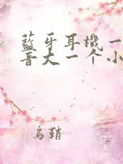 蓝牙耳机一个声音大一个小怎么办