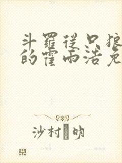 斗罗从只狼归来的霍雨浩免费阅读