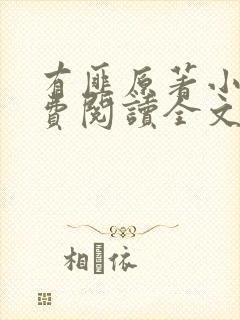 有匪原著小说免费阅读全文