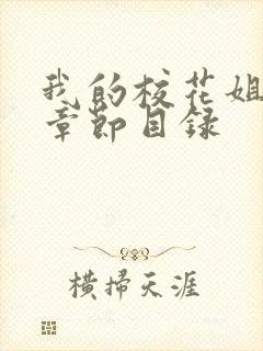 我的校花姐姐全章节目录