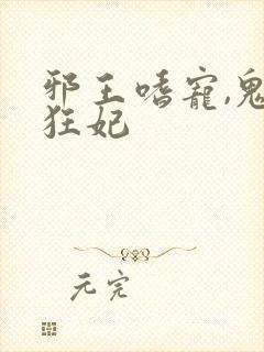 邪王嗜宠,鬼医狂妃