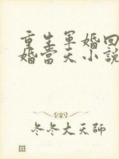 重生军婚回到新婚当天小说