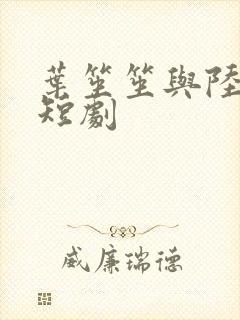 叶笙笙与陆瑾辰短剧