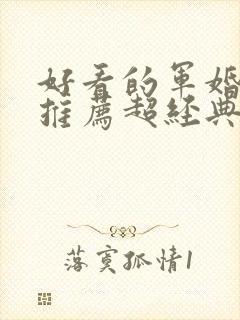 好看的军婚小说推荐超经典