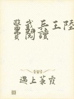 医武兵王陆轩免费阅读