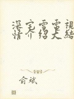 深宅雪电视剧剧情介绍大结局