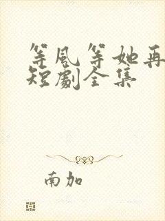 等风等她再回头短剧全集