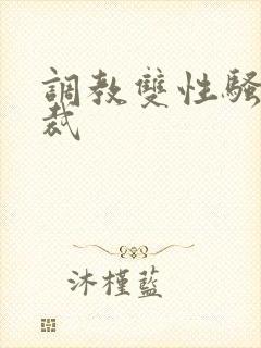 调教双性骚奴总裁