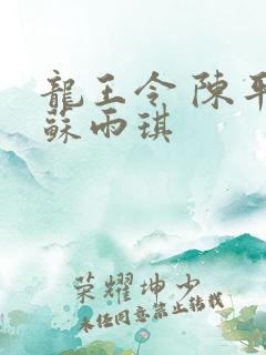 龙王令 陈平 苏雨琪