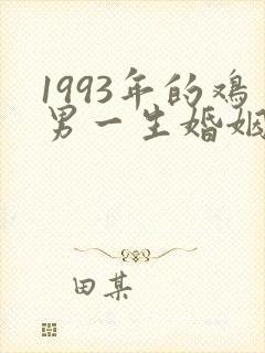 1993年的鸡男一生婚姻状况