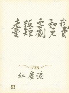 老板要和我谈恋爱短剧免费观看