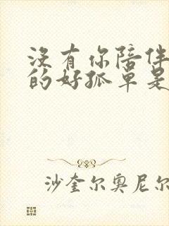 没有你陪伴我真的好孤单是什么歌