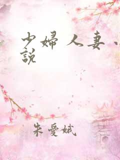 少妇 人妻 小说