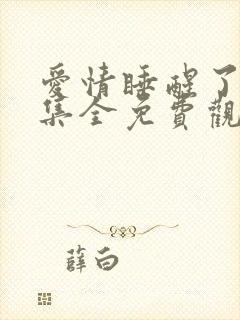 爱情睡醒了40集全免费观看电视剧西瓜